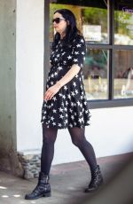 Pregnant KRYSTEN RITTER Out for Lunch in Hollywood 06/03/2019