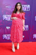 Pregnant MYLEENE KLASS at On Your Feet! Press Night in London 06/27/2019