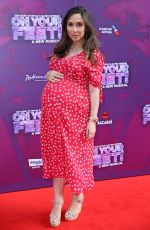 Pregnant MYLEENE KLASS at On Your Feet! Press Night in London 06/27/2019