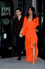 PRIYANKA CHOPRA and Nick Jonas Out in New York 06/15/2019