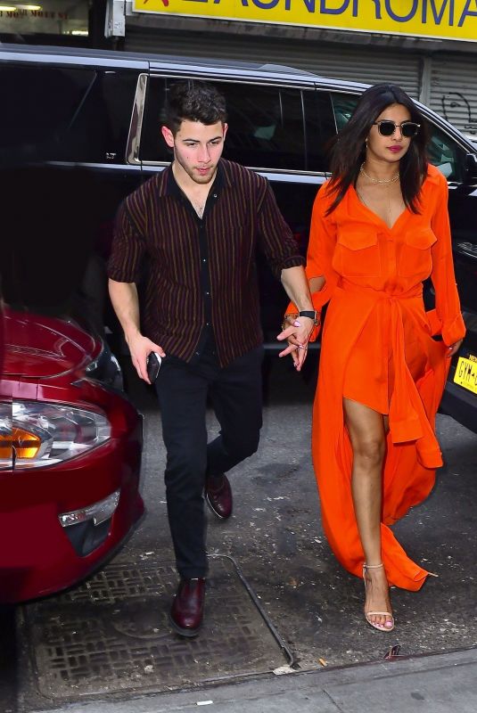 PRIYANKA CHOPRA and Nick Jonas Out in New York 06/15/2019