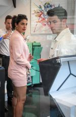 PRIYANKA CHOPRA and Nick Jonas Out on Champs Elysees in Paris 06/25/2019