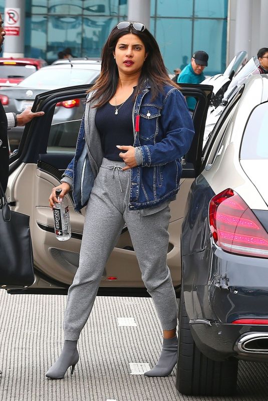 PRIYANKA CHOPRA at LAX Airport in Los Angeles 06/04/2019