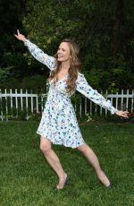 RACHEL BOSTON on the Set of Hallmark