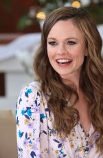 RACHEL BOSTON on the Set of Hallmark