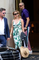 REESE WITHERSPOON and Jim Toth Leaves Bristol Hotel in Paris 06/30/2019