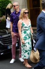 REESE WITHERSPOON and Jim Toth Leaves Bristol Hotel in Paris 06/30/2019