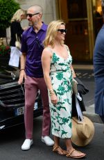 REESE WITHERSPOON and Jim Toth Leaves Bristol Hotel in Paris 06/30/2019