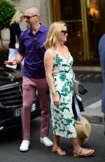 REESE WITHERSPOON and Jim Toth Leaves Bristol Hotel in Paris 06/30/2019