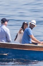 RIHANNA and Hassan Jameel at Lo Scoglio in Nerano 06/06/2019