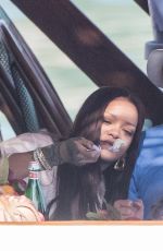 RIHANNA and Hassan Jameel at Lo Scoglio in Nerano 06/06/2019