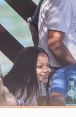 RIHANNA and Hassan Jameel at Lo Scoglio in Nerano 06/06/2019