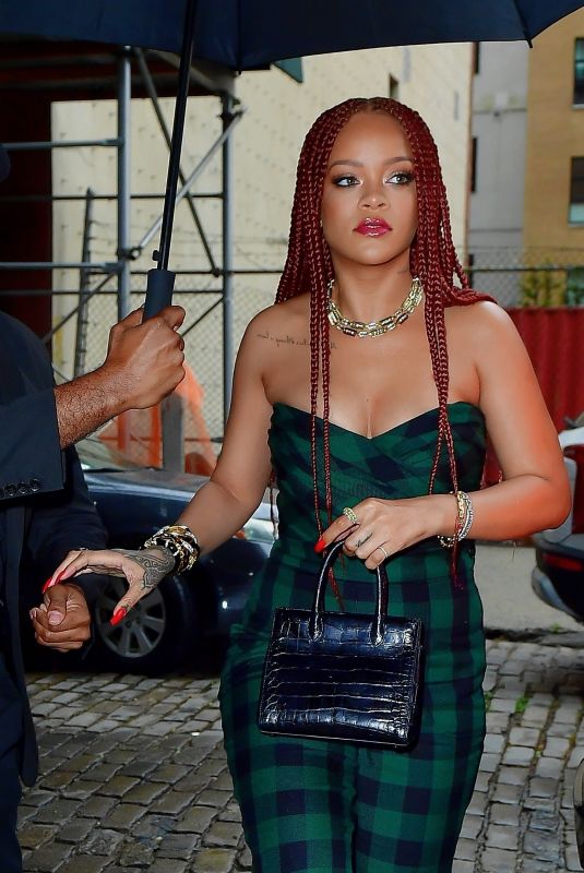 RIHANNA Arrives at Late Night with Seth Meyers in New York 06/19/2019