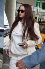 RIHANNA at JFK Airport in New York 06/08/2019