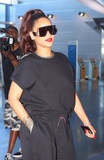 RIHANNA at JFK Airport in New York 06/12/2019