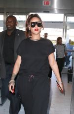 RIHANNA at JFK Airport in New York 06/12/2019