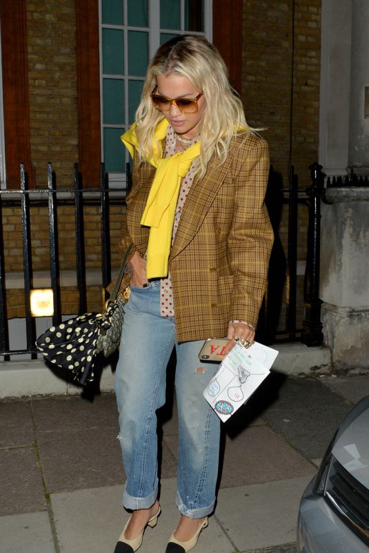 RITA ORA Out and About in London 06/27/2019
