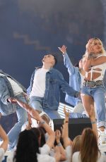 RITA ORA Performs at Soccer Aid for Unicef 2019 at Stamford Bridge in London 06/16/2019