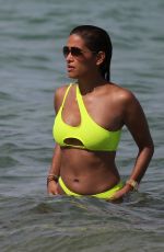 ROCSI DIAZ in Bikini on the Beach in Miami 06/11/2019