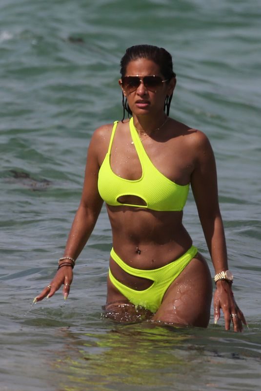 ROCSI DIAZ in Bikini on the Beach in Miami 06/11/2019