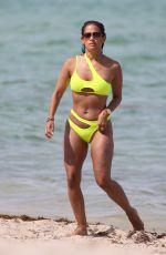 ROCSI DIAZ in Bikini on the Beach in Miami 06/11/2019