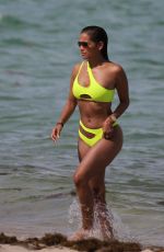 ROCSI DIAZ in Bikini on the Beach in Miami 06/11/2019