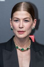 ROSAMUND PIKE at Bvlgari High Jewelry Exhibition in Shanghai 06/18/2019