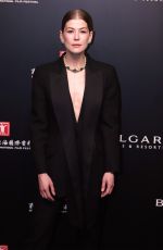 ROSAMUND PIKE at Bvlgari High Jewelry Exhibition in Shanghai 06/18/2019