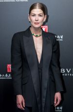 ROSAMUND PIKE at Bvlgari High Jewelry Exhibition in Shanghai 06/18/2019
