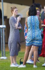 ROSE LESLIE and CAREY MULLIGAN at All Points East Music Festival in London 06/03/2019