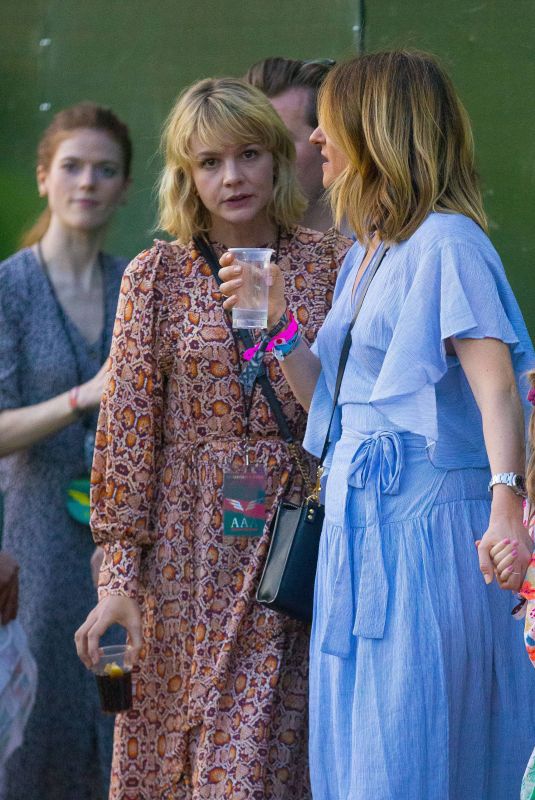 ROSE LESLIE and CAREY MULLIGAN at All Points East Music Festival in London 06/03/2019