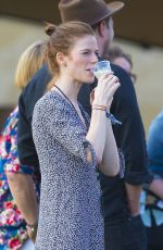 ROSE LESLIE and CAREY MULLIGAN at All Points East Music Festival in London 06/03/2019