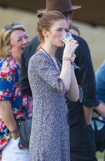 ROSE LESLIE and CAREY MULLIGAN at All Points East Music Festival in London 06/03/2019
