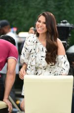 ROSELYN SANCHEZ at Extra in Los Angeles 06/03/2019