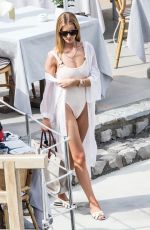 ROSIE HUNTINGTON-WHITELEY in Swimsuit in Capri 06/13/2019