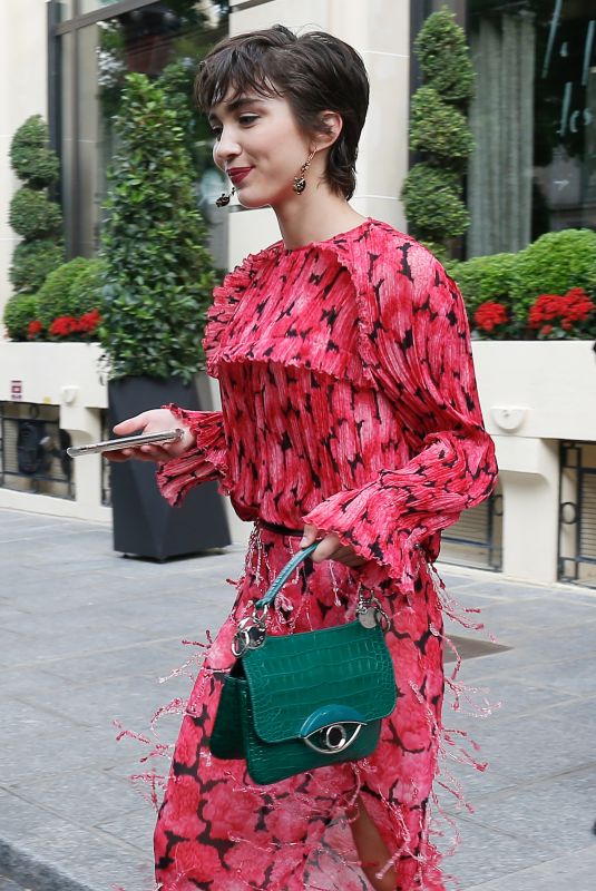 ROWAN BLANCHARD Leaves Her Hotel in Paris 06/23/2019