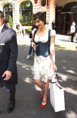 ROWAN BLANCHARD Leaves Royal Monceau Hotel in Paris 06/22/2019