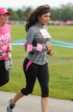 ROXANNE PALLETT Running the Race for Life at Aintree Race Course in Liverpool 06/16/2019