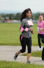 ROXANNE PALLETT Running the Race for Life at Aintree Race Course in Liverpool 06/16/2019