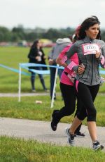 ROXANNE PALLETT Running the Race for Life at Aintree Race Course in Liverpool 06/16/2019