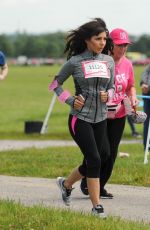 ROXANNE PALLETT Running the Race for Life at Aintree Race Course in Liverpool 06/16/2019