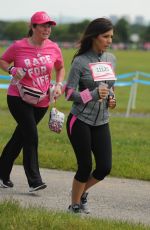 ROXANNE PALLETT Running the Race for Life at Aintree Race Course in Liverpool 06/16/2019