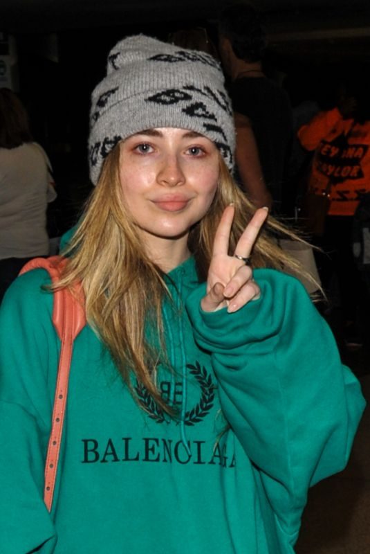 SABRINA CARPENTER at Los Angeles International Airport 06/29/2019