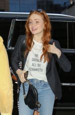 SADIE SINK in Denim Out in New York 06/12/2019