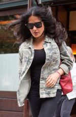 SALMA HAYEK Leaves Greenwich Hotel in New York 06/04/2019