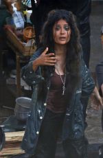 SALMA HAYEK on the Set of Bliss in Los Angeles 06/27/2019