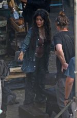 SALMA HAYEK on the Set of Bliss in Los Angeles 06/27/2019