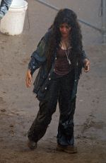 SALMA HAYEK on the Set of Bliss in Los Angeles 06/27/2019