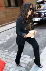 SALMA HAYEK Out in New York 06/03/2019