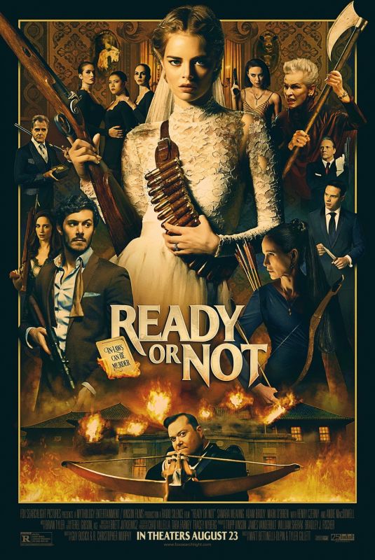 SAMARA WEAVING - Ready or Not Poster and Trailer
